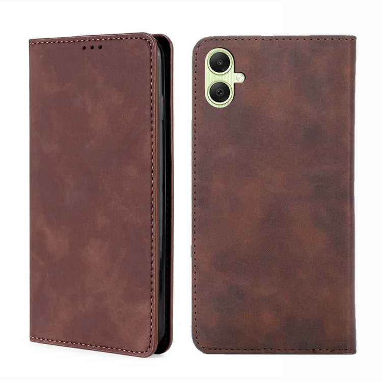 Skin Feel Magnetic Leather Phone Case