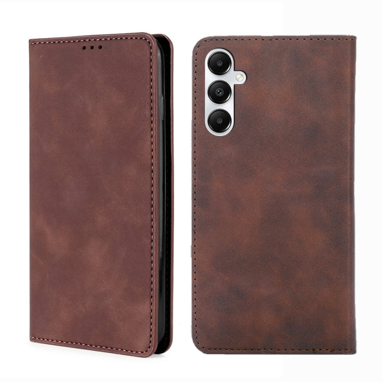 Skin Feel Magnetic Leather Phone Case, For Samsung Galaxy S24+ 5G, For Samsung Galaxy S24 5G, For Samsung Galaxy A05 4G, For Samsung Galaxy A05s 4G