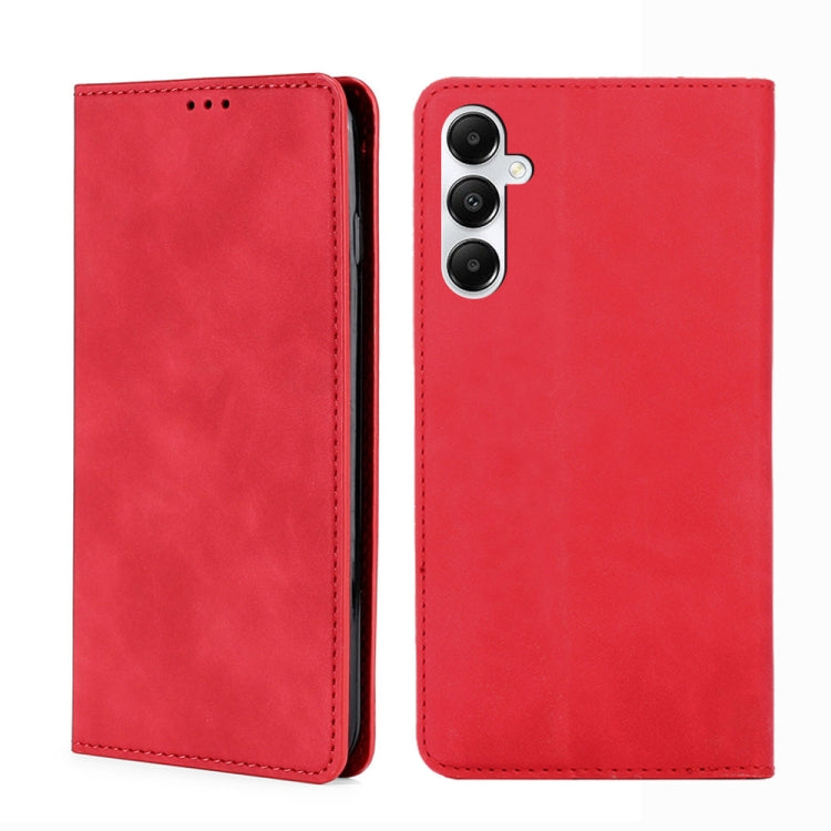 Skin Feel Magnetic Leather Phone Case, For Samsung Galaxy S24+ 5G, For Samsung Galaxy S24 5G, For Samsung Galaxy A05 4G, For Samsung Galaxy A05s 4G
