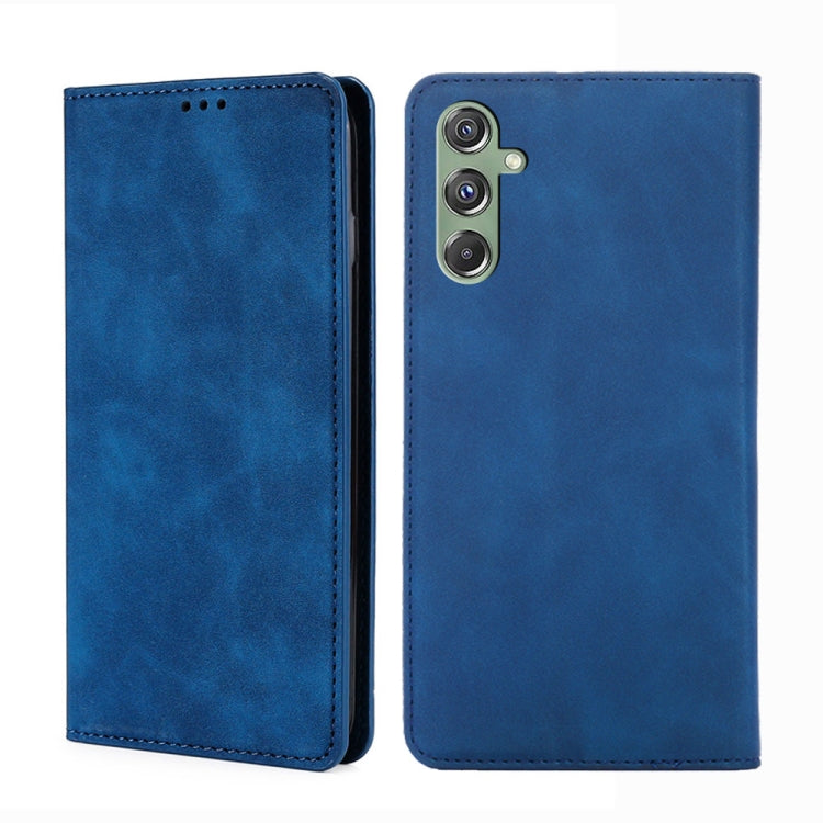 Skin Feel Magnetic Leather Phone Case