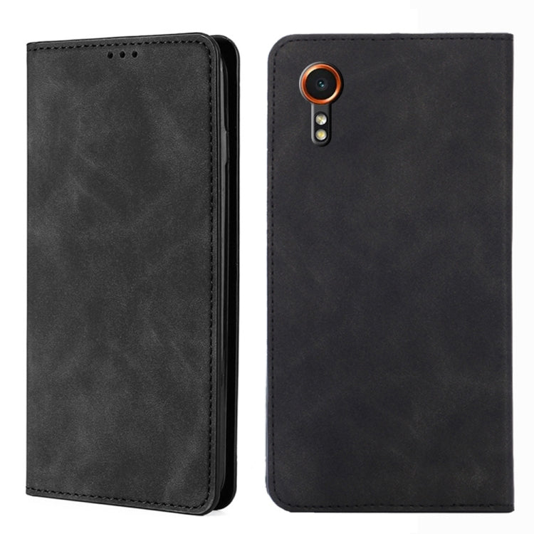Skin Feel Magnetic Leather Phone Case
