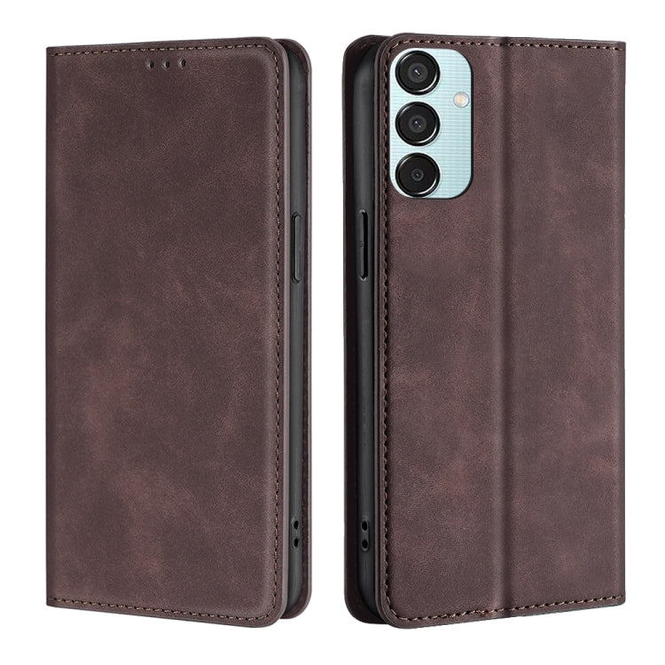 Skin Feel Magnetic Leather Phone Case