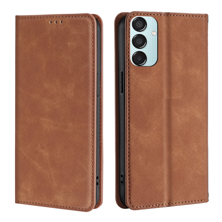 Skin Feel Magnetic Leather Phone Case
