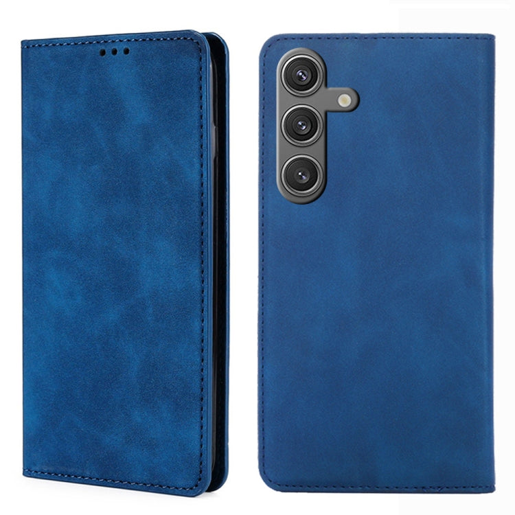 Skin Feel Magnetic Leather Phone Case, For Samsung Galaxy S24+ 5G, For Samsung Galaxy S24 5G, For Samsung Galaxy A05 4G, For Samsung Galaxy A05s 4G