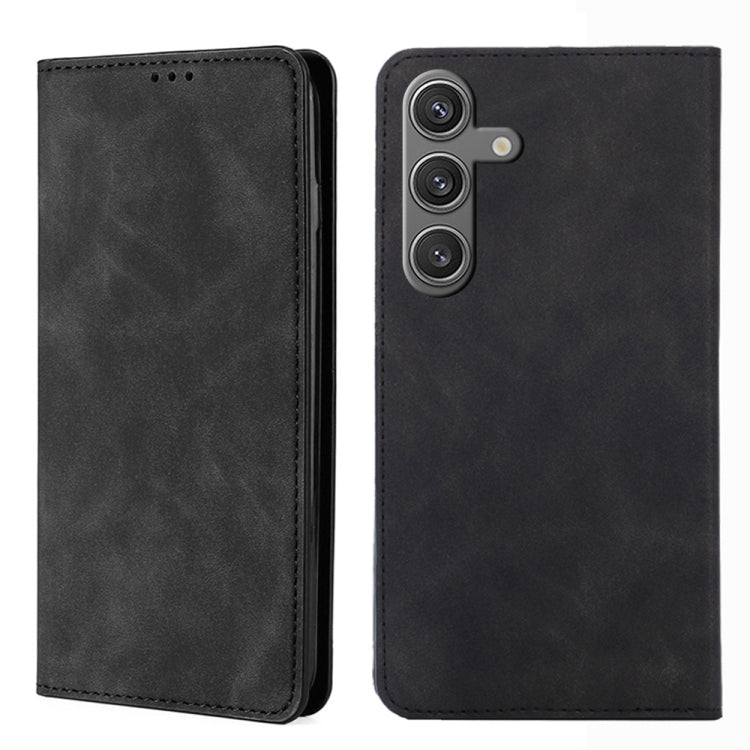 Skin Feel Magnetic Leather Phone Case