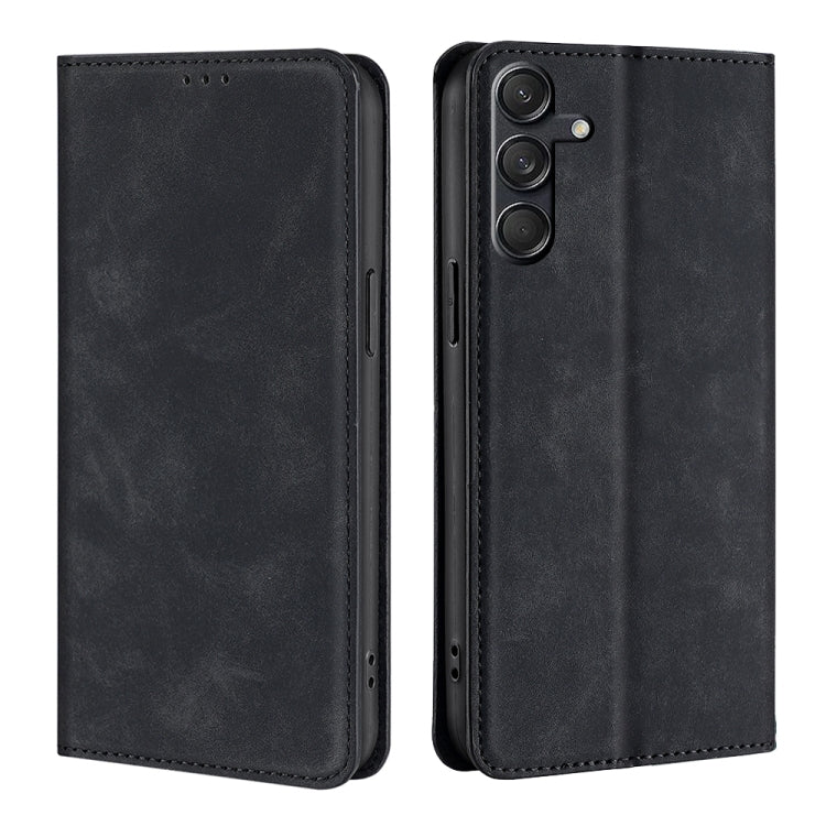 Skin Feel Magnetic Leather Phone Case
