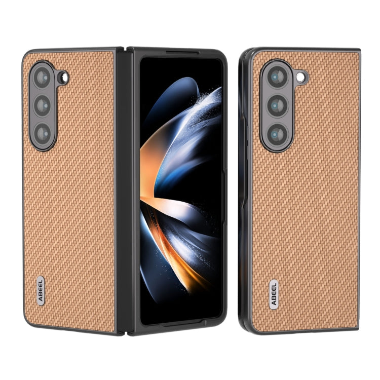 ABEEL Carbon Fiber Texture Protective Phone Case, For Samsung Galaxy Z Fold Special, For Samsung Galaxy Z Flip6 / Flip7 FE, For Samsung Galaxy Z Fold6