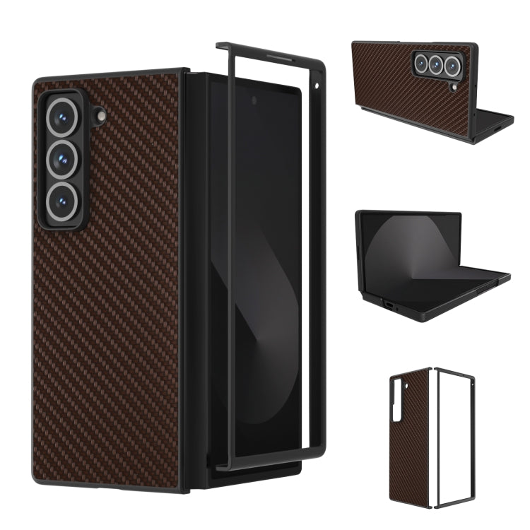 ABEEL Carbon Fiber Texture Protective Phone Case, For Samsung Galaxy Z Fold Special, For Samsung Galaxy Z Flip6 / Flip7 FE, For Samsung Galaxy Z Fold6
