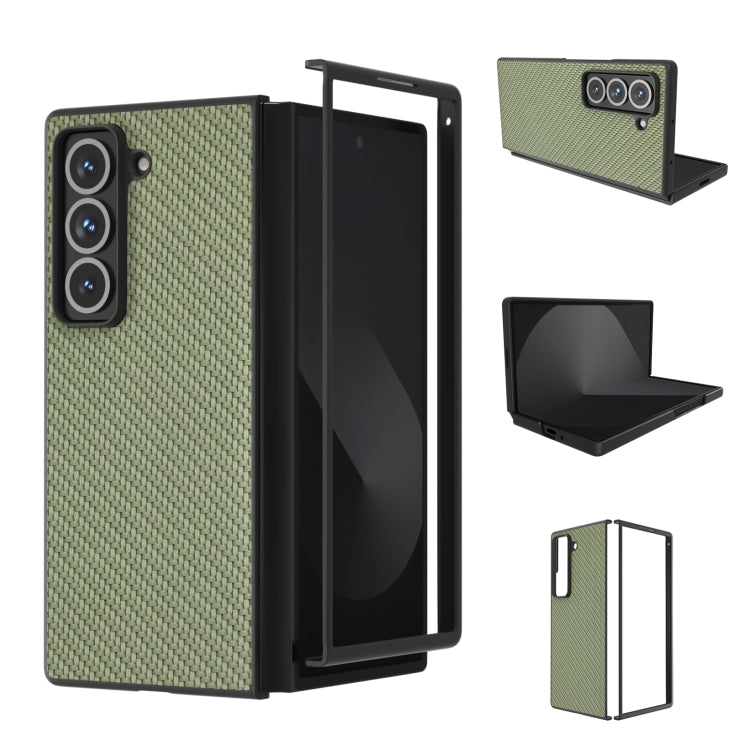 ABEEL Carbon Fiber Texture Protective Phone Case, For Samsung Galaxy Z Fold Special, For Samsung Galaxy Z Flip6 / Flip7 FE, For Samsung Galaxy Z Fold6