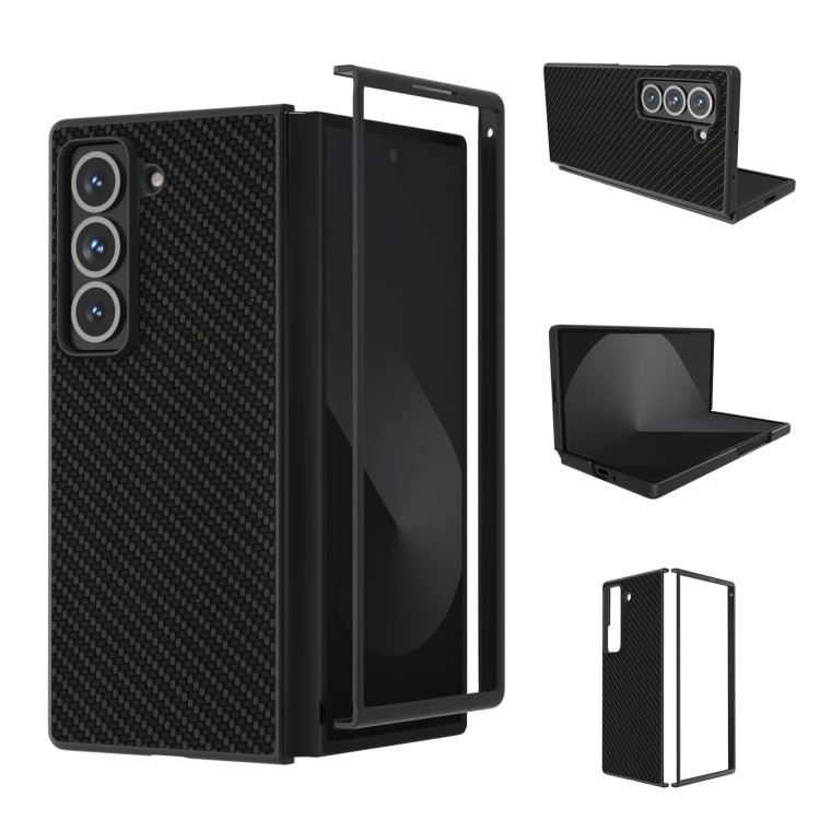 ABEEL Carbon Fiber Texture Protective Phone Case, For Samsung Galaxy Z Fold Special, For Samsung Galaxy Z Flip6 / Flip7 FE, For Samsung Galaxy Z Fold6