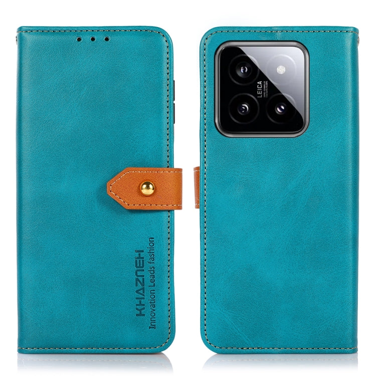 KHAZNEH Cowhide Texture Flip Leather Phone Case