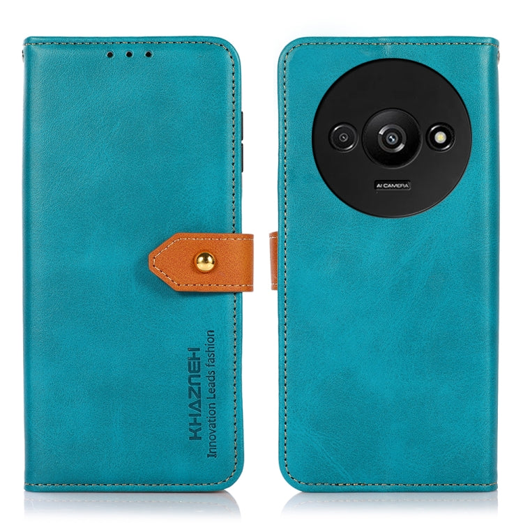 KHAZNEH Cowhide Texture Flip Leather Phone Case