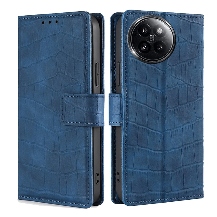 Skin Feel Crocodile Magnetic Clasp Leather Phone Case