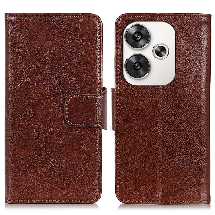 Nappa Texture Horizontal Flip Leather Phone Case