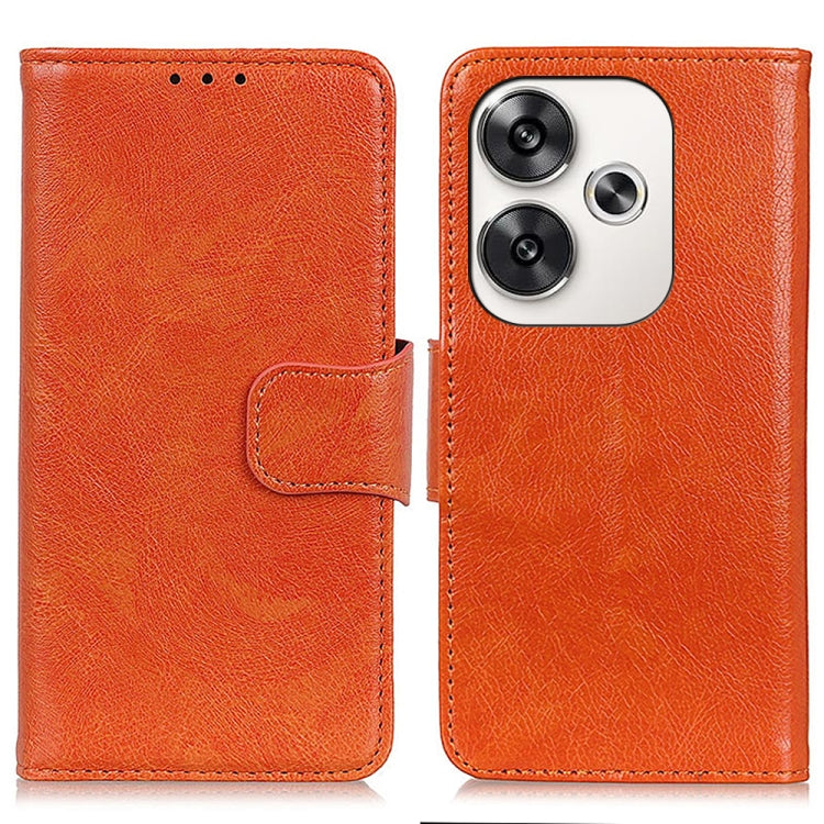 Nappa Texture Horizontal Flip Leather Phone Case