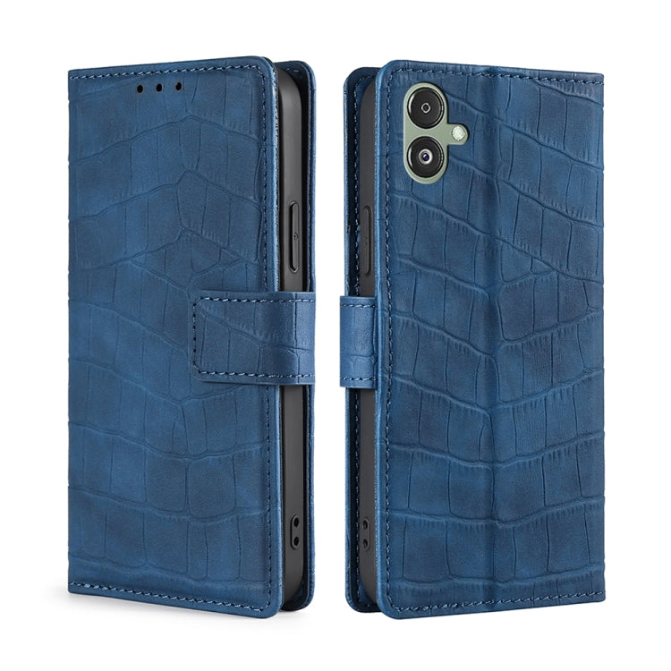 Skin Feel Crocodile Magnetic Clasp Leather Phone Case