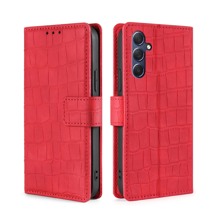 Skin Feel Crocodile Magnetic Clasp Leather Phone Case, For Samsung Galaxy M54 5G, For Samsung Galaxy F14 5G, For Samsung Galaxy M14 5G, For Samsung Galaxy A54 5G, For Samsung Galaxy A04e 4G