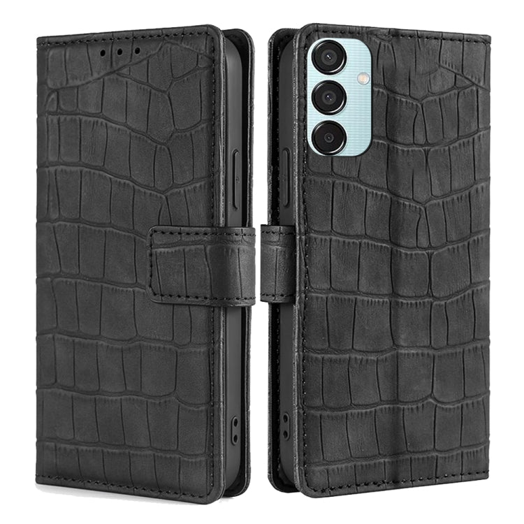 Skin Feel Crocodile Magnetic Clasp Leather Phone Case