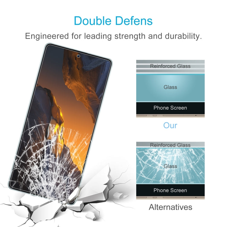 10pcs 0.26mm 9H 2.5D Tempered Glass Film, For Xiaomi Poco F5 (10 PCS), For Xiaomi Poco F5 Pro (10 PCS)