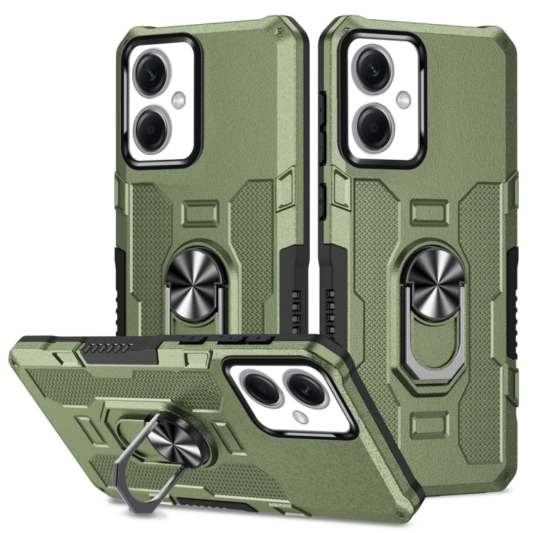 Ring Holder Armor Hybrid Phone Case, For Xiaomi Redmi 12C 4G, For Xiaomi Redmi Note 12 5G Global, For Xiaomi Redmi Note 12 Pro Global