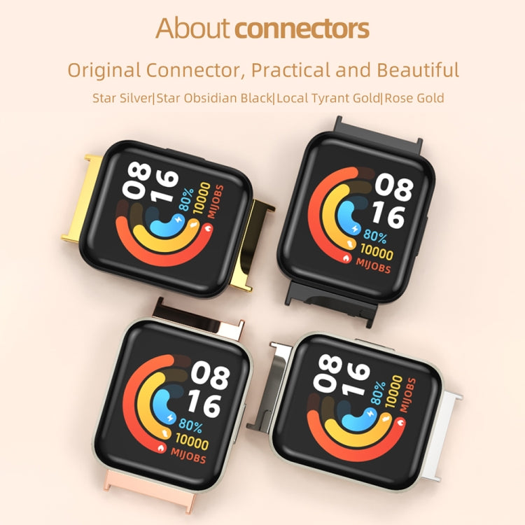 Mijobs Square Hole Breathable TPU Watch Band, For Redmi Watch 3