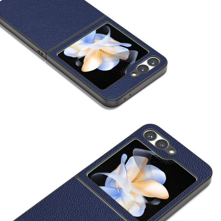 ABEEL Black Edge Genuine Leather Mino Phone Case, For Samsung Galaxy Z Flip6 / Flip7 FE, For Samsung Galaxy Z Fold6, For Samsung Galaxy Z Fold5, For Samsung Galaxy Z Flip5