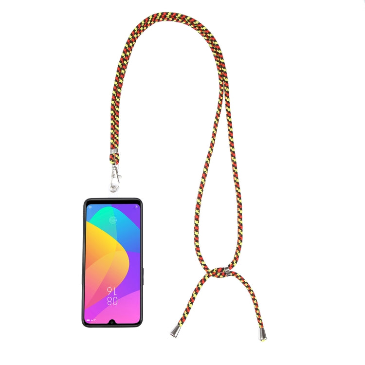 Universal Mixed Color Phone Lanyard Case Compatible Adjustable Nylon Neck Strap