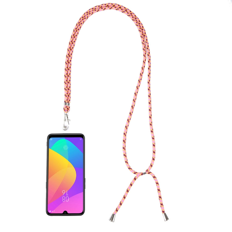 Universal Mixed Color Phone Lanyard Case Compatible Adjustable Nylon Neck Strap