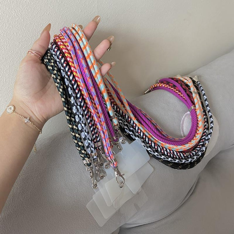 Universal Mixed Color Phone Lanyard Case Compatible Adjustable Nylon Neck Strap