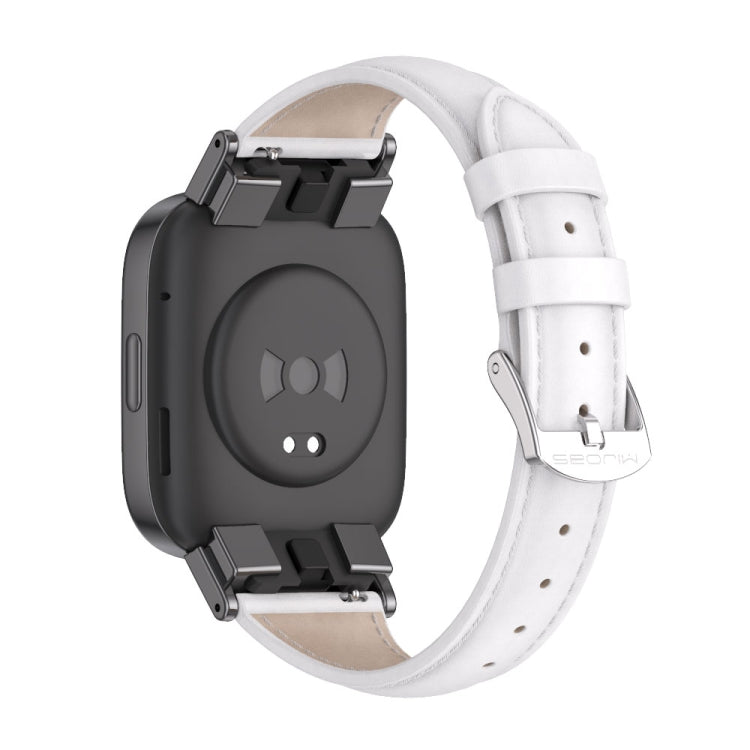 Mijobs Genuine Leather Slim Watch Band