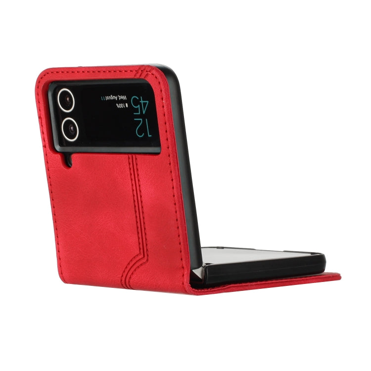 Heart Pattern Skin Feel Leather Phone Case