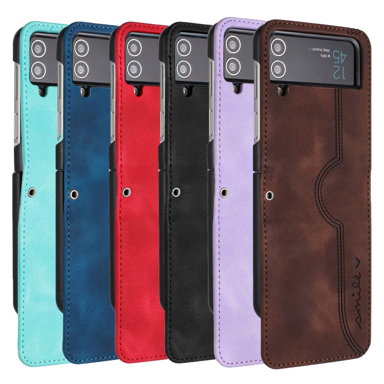 Heart Pattern Skin Feel Leather Phone Case