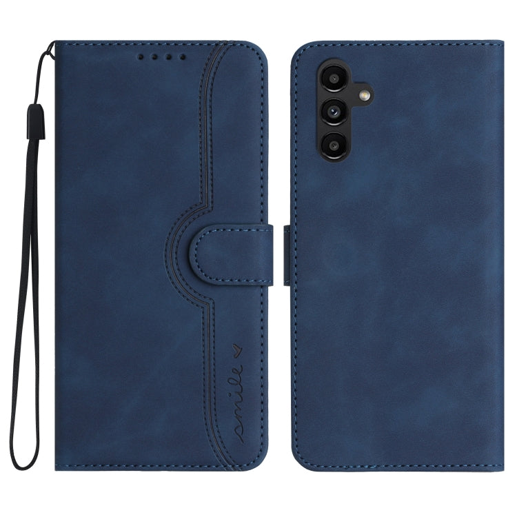 Heart Pattern Skin Feel Leather Phone Case