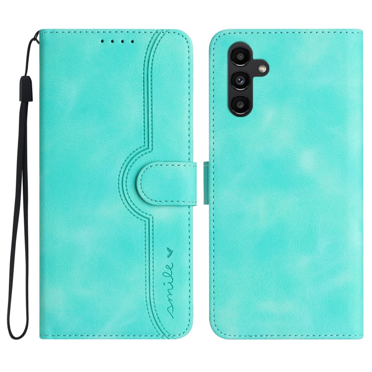 Heart Pattern Skin Feel Leather Phone Case