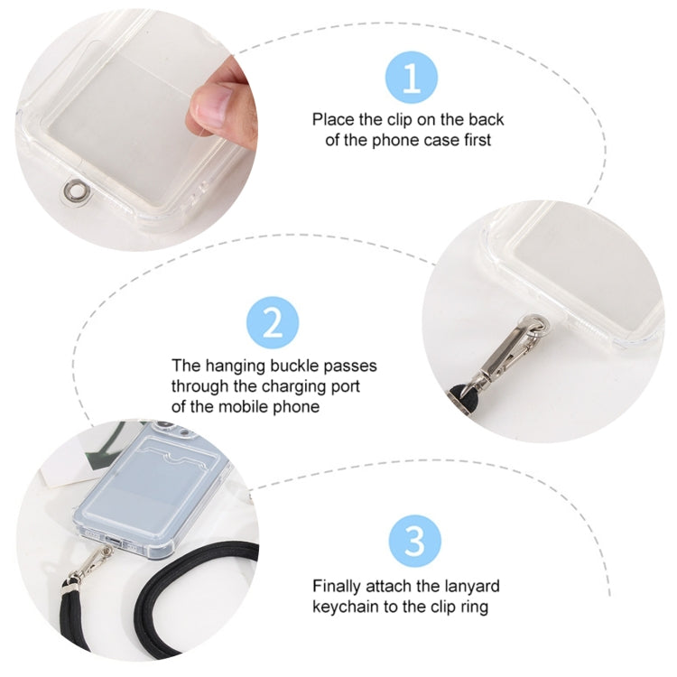 Universal Solid Color Mobile Phone Lanyard