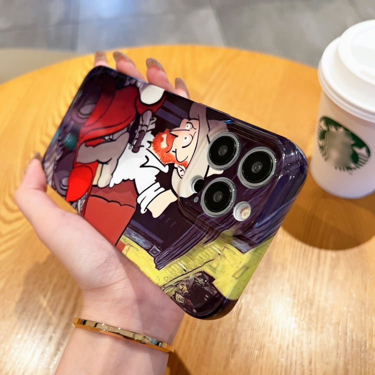 Oil Painting Pattern Glossy PC Phone Case, For iPhone 11, For iPhone 11 Pro, For iPhone X / XS, For iPhone XR