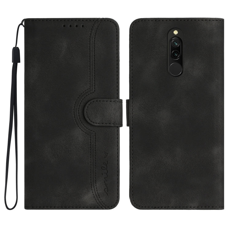 Heart Pattern Skin Feel Leather Phone Case