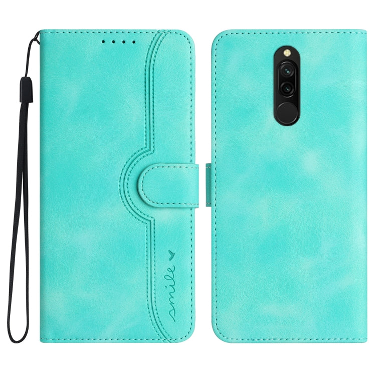 Heart Pattern Skin Feel Leather Phone Case