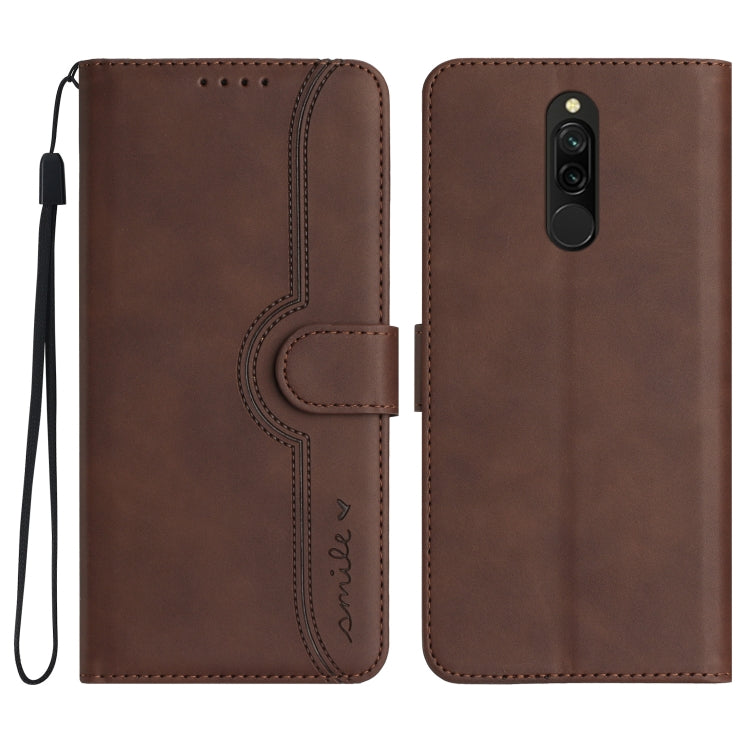 Heart Pattern Skin Feel Leather Phone Case