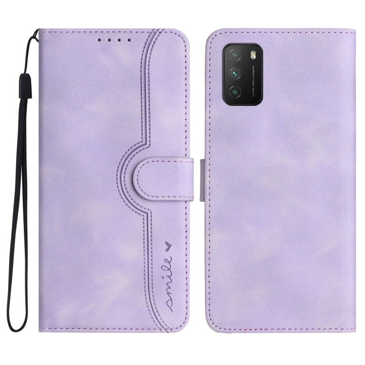 Heart Pattern Skin Feel Leather Phone Case
