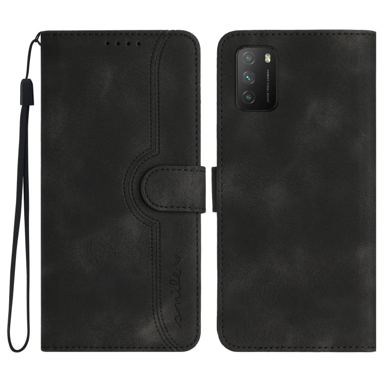 Heart Pattern Skin Feel Leather Phone Case