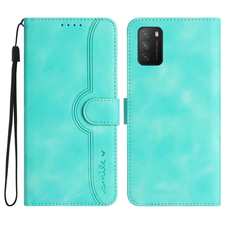 Heart Pattern Skin Feel Leather Phone Case