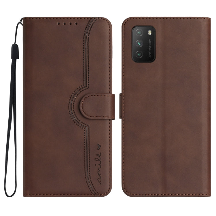 Heart Pattern Skin Feel Leather Phone Case