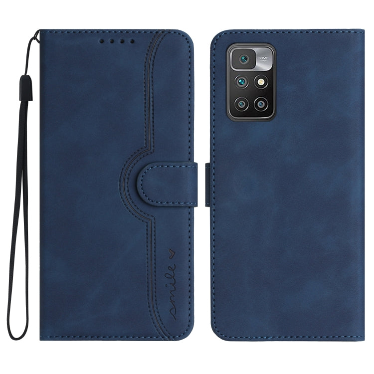 Heart Pattern Skin Feel Leather Phone Case