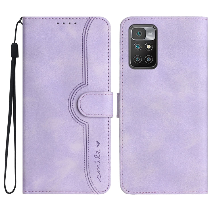 Heart Pattern Skin Feel Leather Phone Case