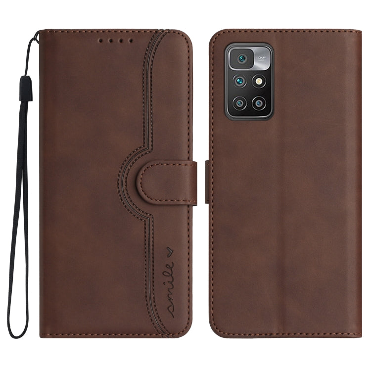 Heart Pattern Skin Feel Leather Phone Case