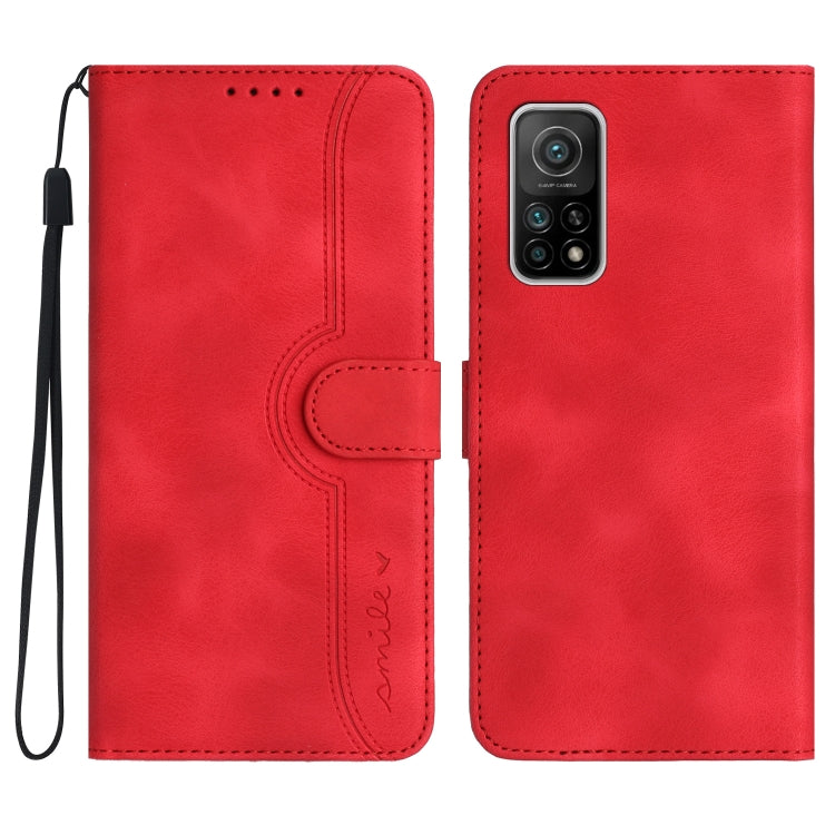 Heart Pattern Skin Feel Leather Phone Case