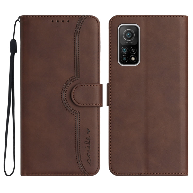 Heart Pattern Skin Feel Leather Phone Case