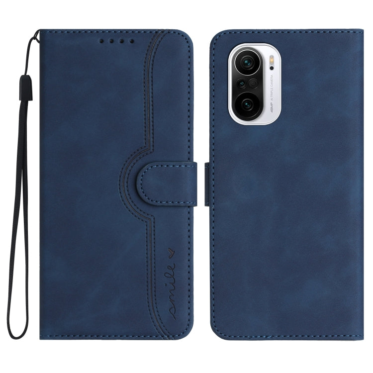 Heart Pattern Skin Feel Leather Phone Case