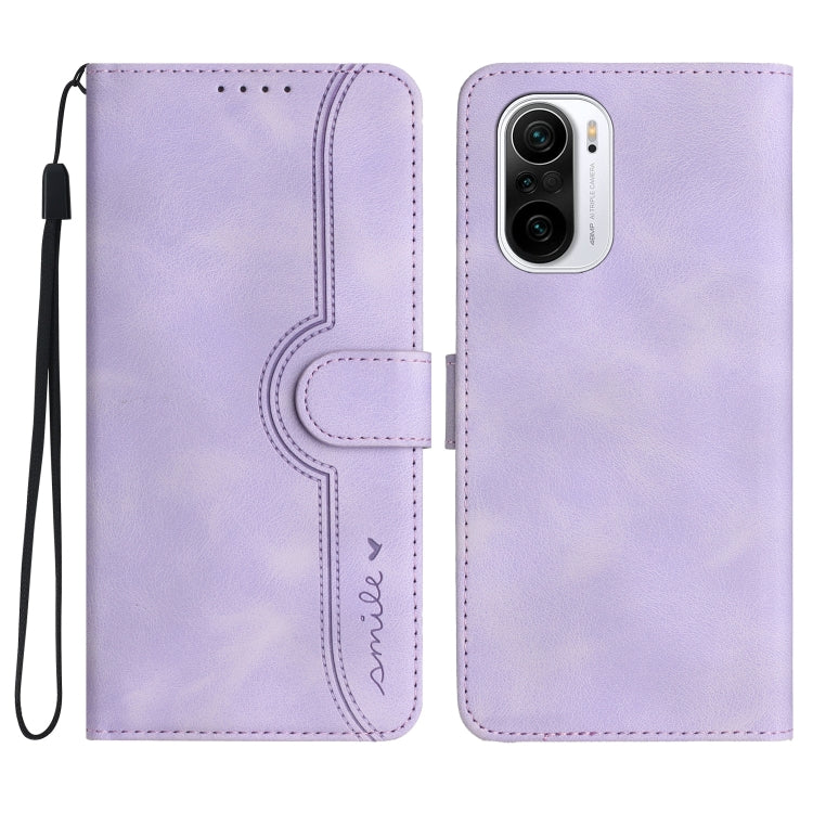Heart Pattern Skin Feel Leather Phone Case